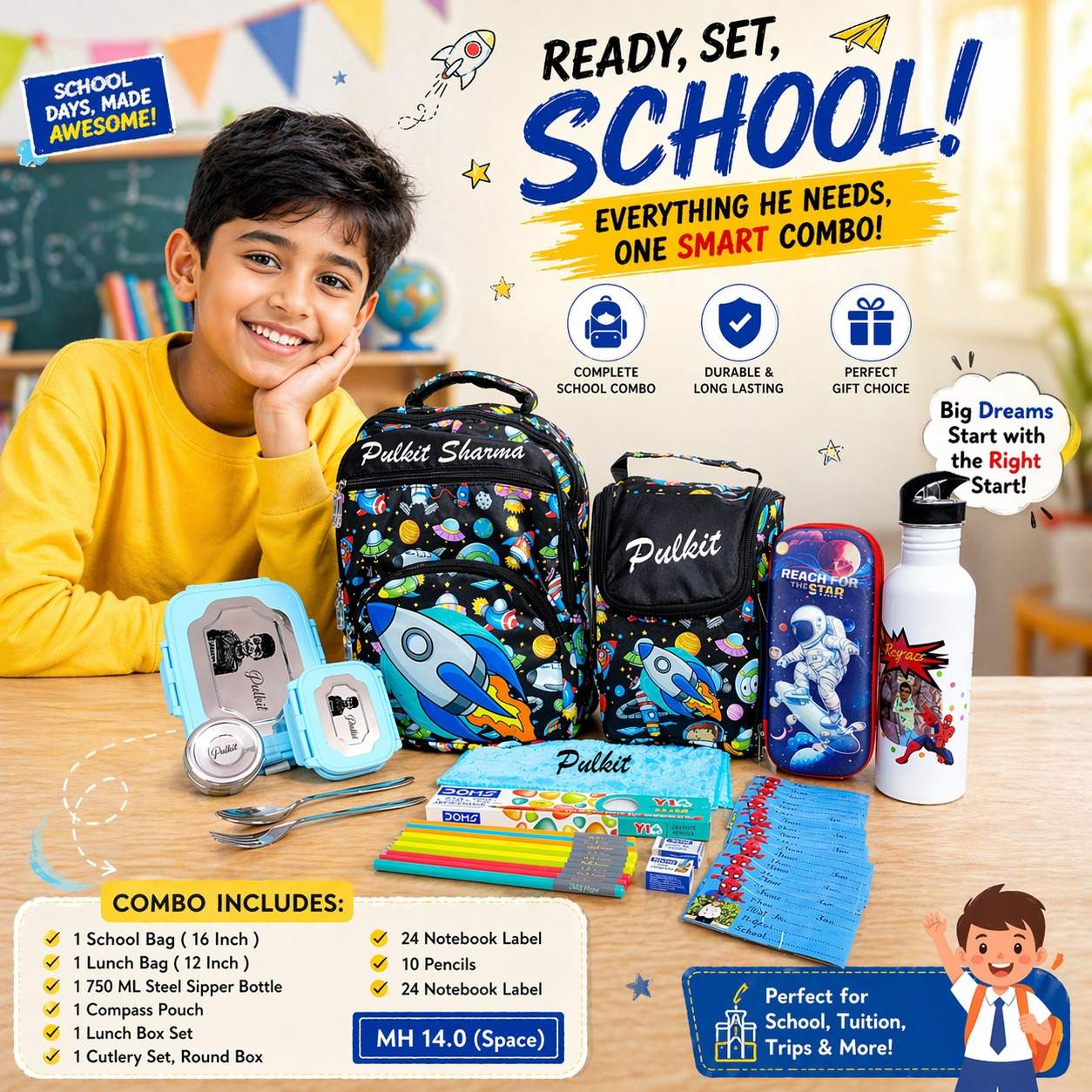 All in one school hamper (suitable 1st to 5th class)