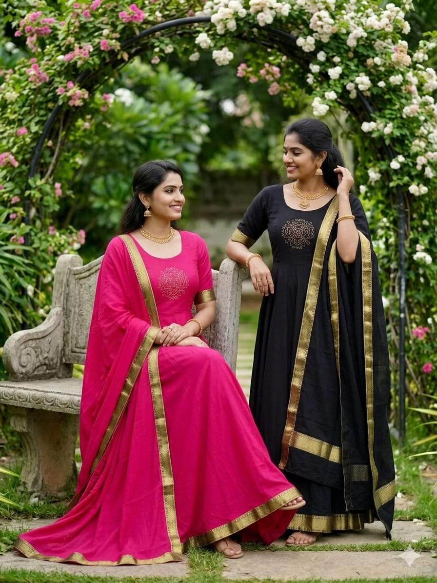 Mul Mul Cotton Anarkali