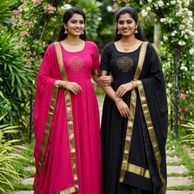 Mul Mul Cotton Anarkali
