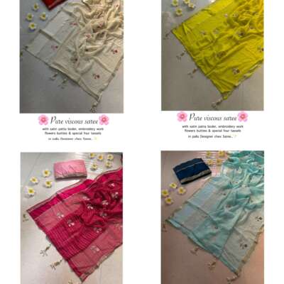 Vayyari - Visose embroidery saree