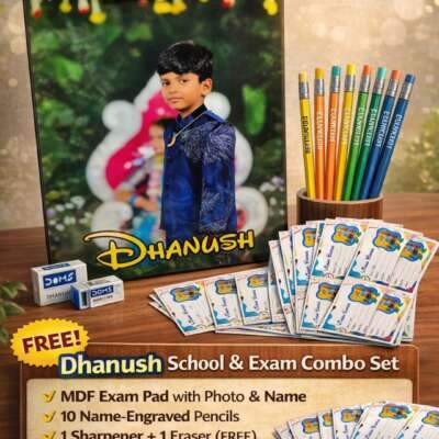 Exam pad with 25 slips and 10 Pencils set