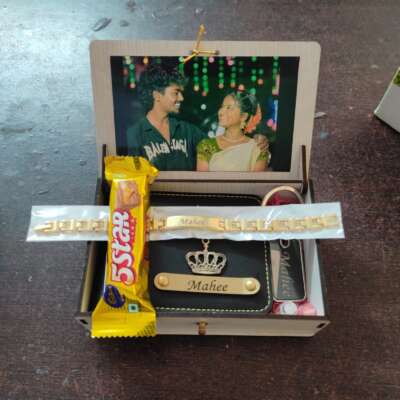 Premium quality wooden box hamper