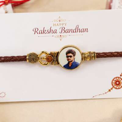 Leather Om bracelet daily use