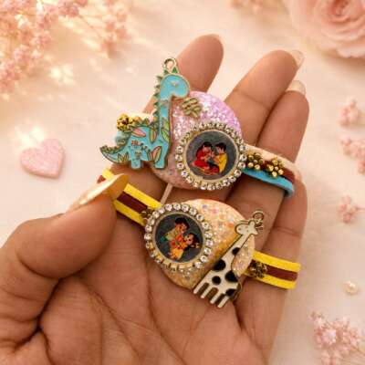 999 Purity Silver Coin Kids Rakhi Bracelet Collection