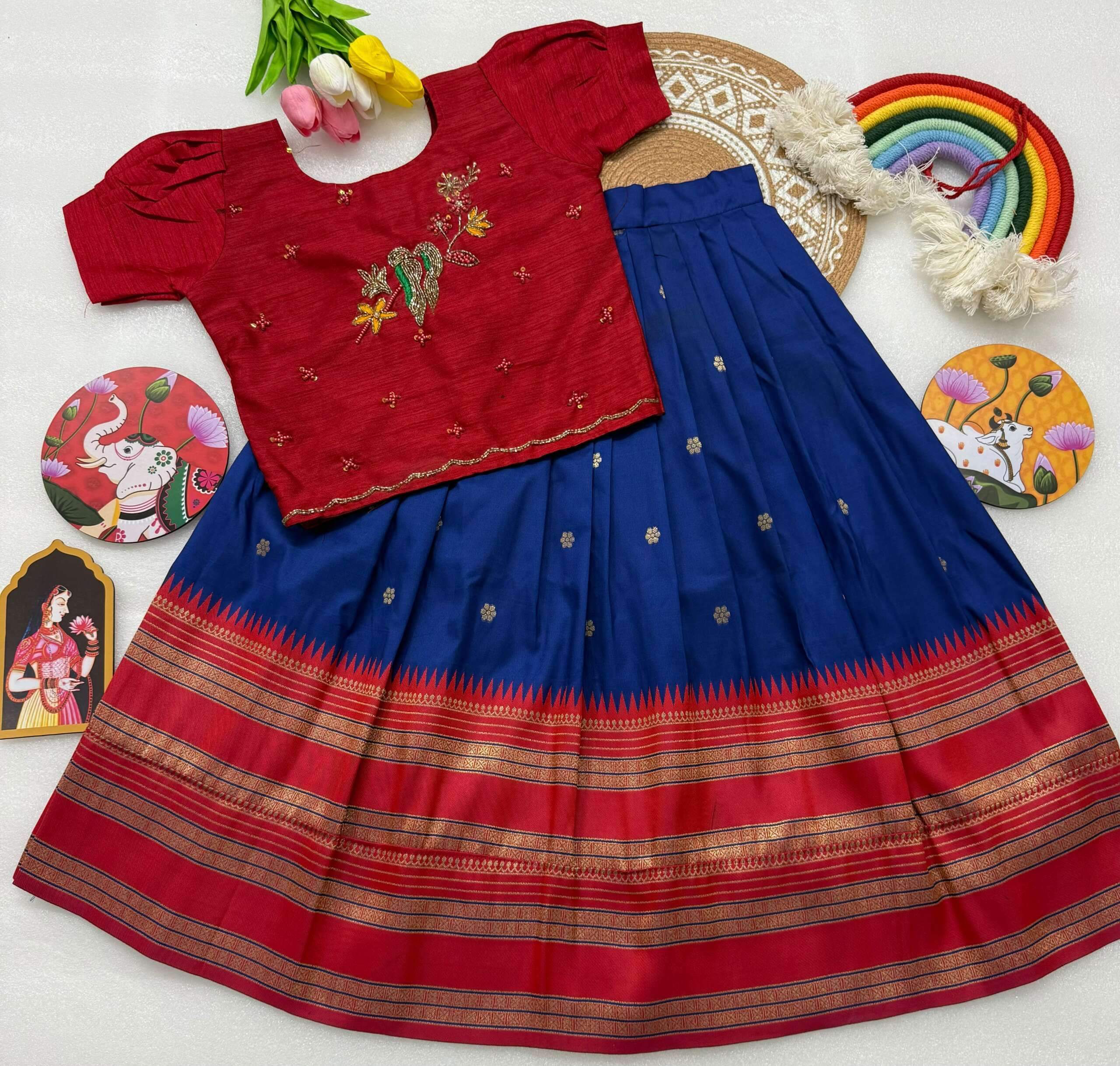 kids lehenga : Pooja10 - Image 1