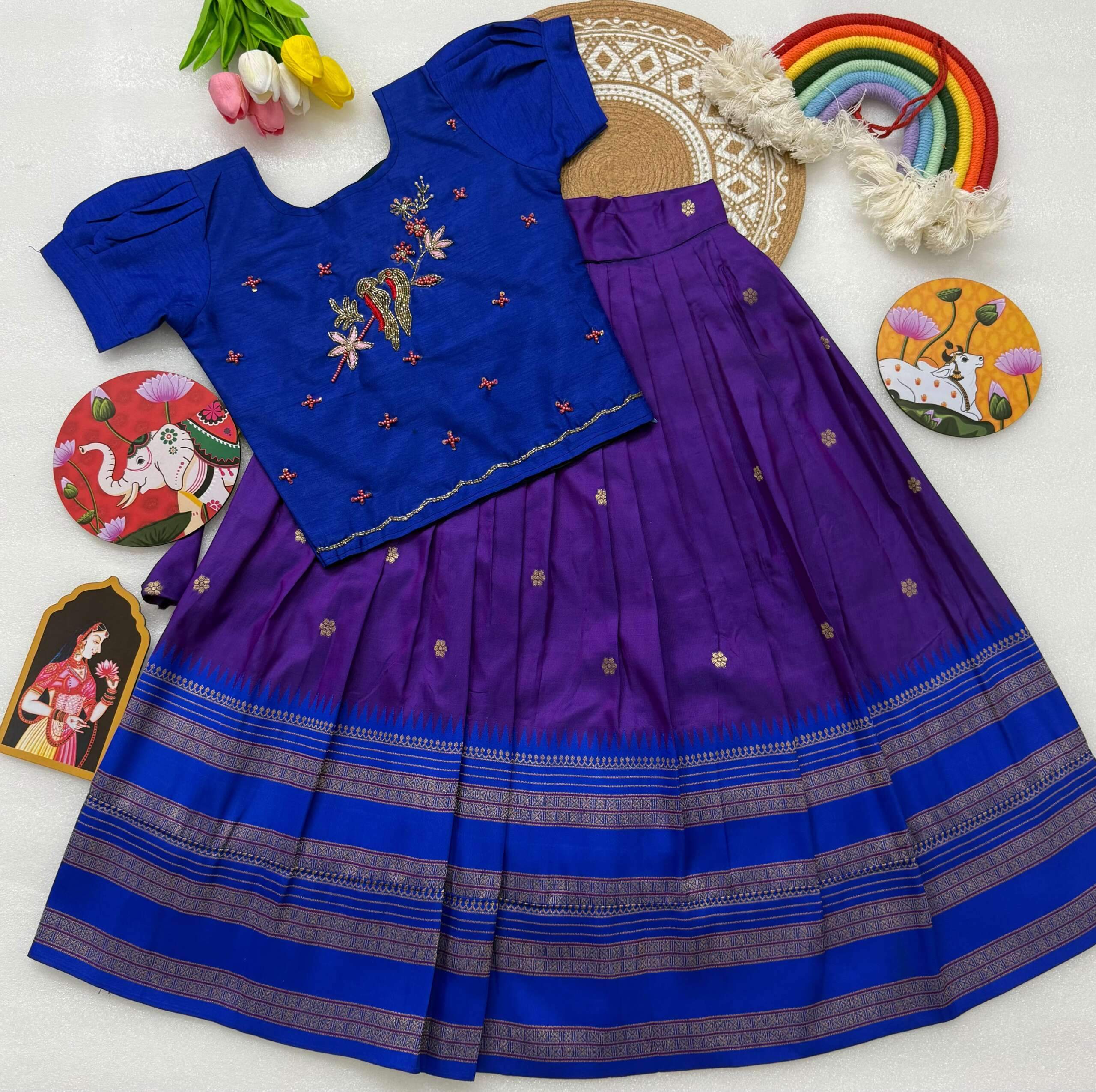 kids lehenga : Pooja10 - Image 4