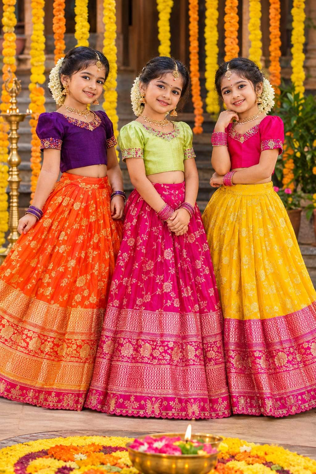 Princess - Royal kids lehenga choli