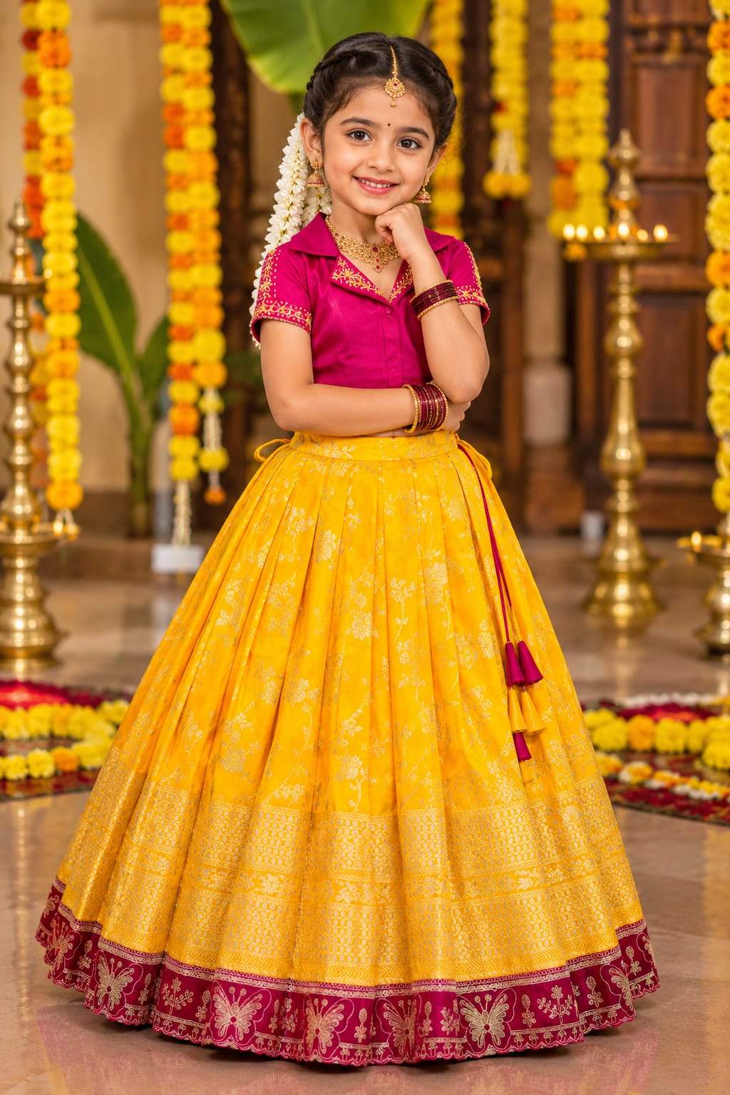 Princess - Royal kids lehenga choli