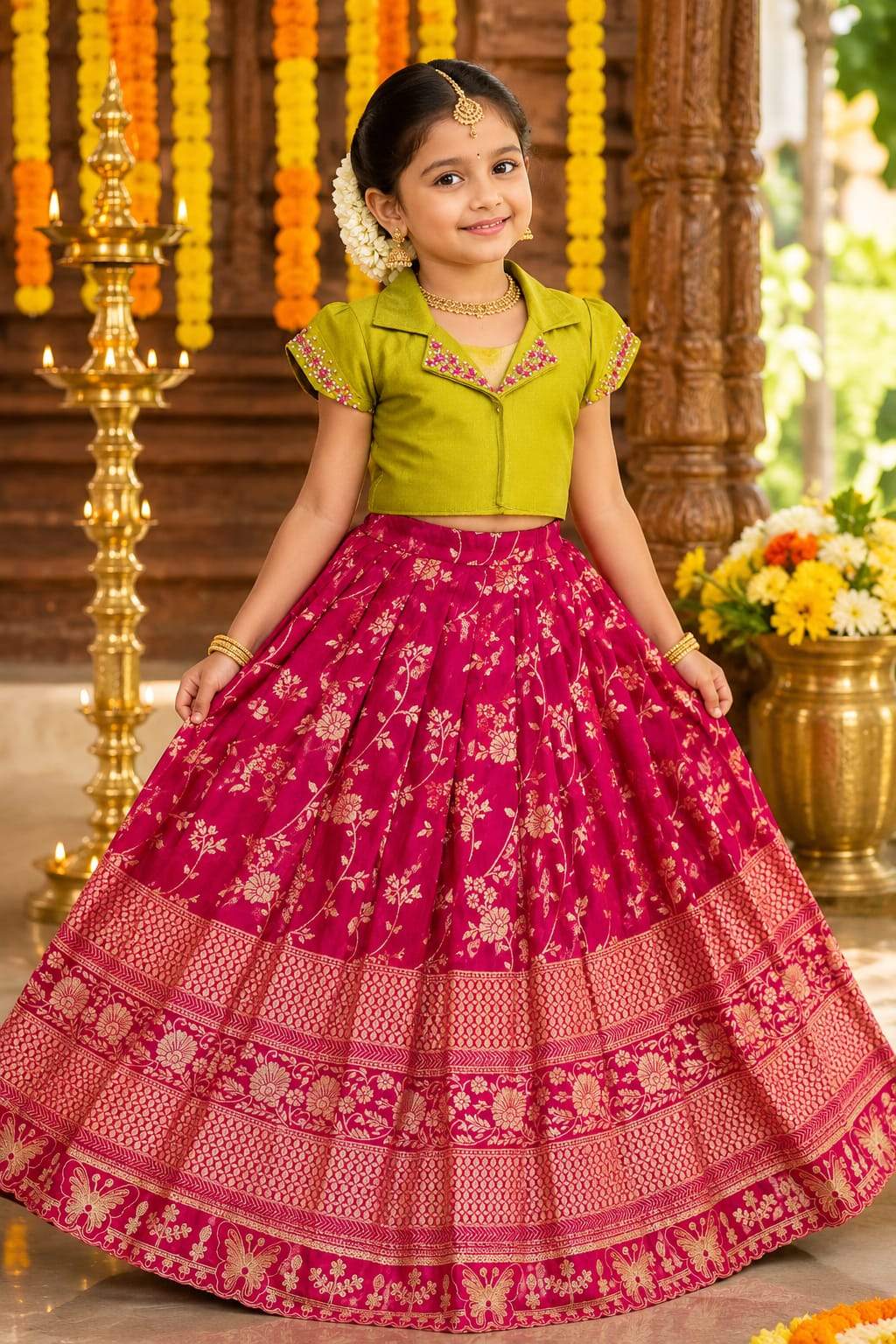 Princess - Royal kids lehenga choli
