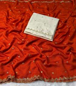 Pooja18/pooja18:Vichitra silk saree - Thumbnail Image 1