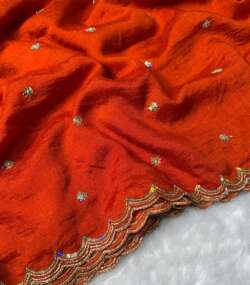 Pooja18/pooja18:Vichitra silk saree - Thumbnail Image 2