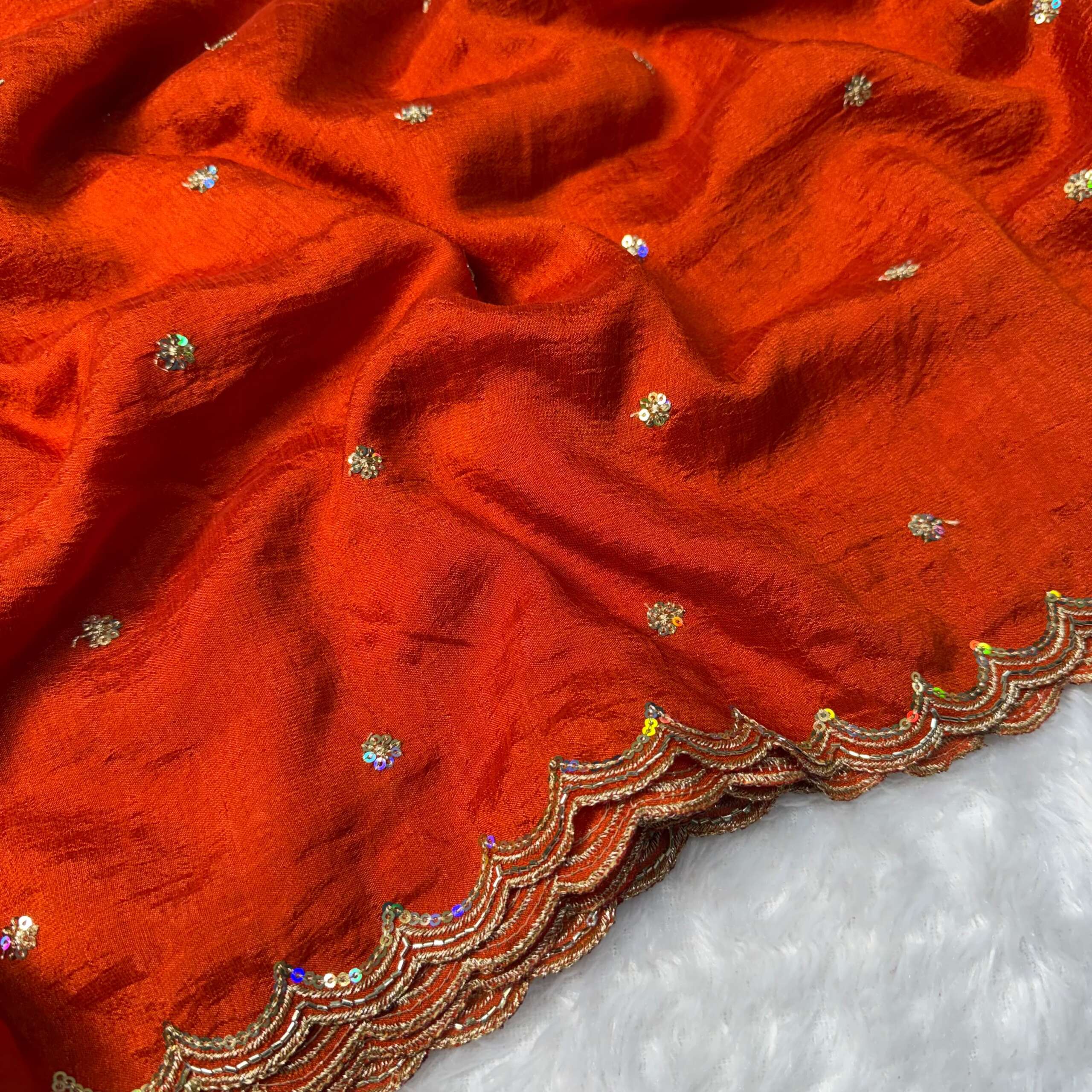 Pooja18/pooja18:Vichitra silk saree - Image 2