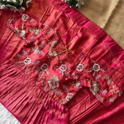 Maggam work frock: pooja22