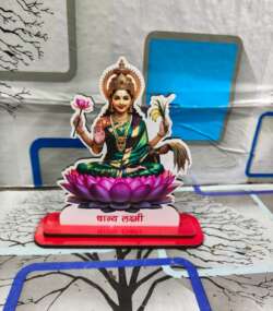 Set of 8 Ashta Lakshmi MDF Stand Figures - Thumbnail Image 5