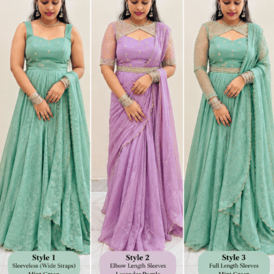 Pooja19/pooja19:3 in 1 party wear