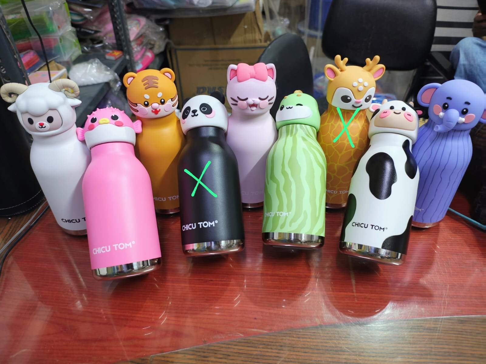 Animal bottle stainless steel - Image 1