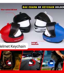 Helmet Keychain led light Keychain - Thumbnail Image 1
