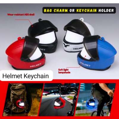 Helmet Keychain led light Keychain