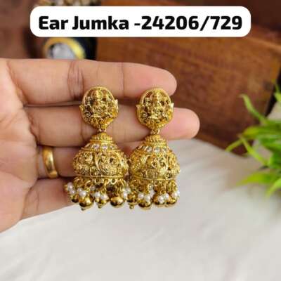 Antique jhumka's with screw back